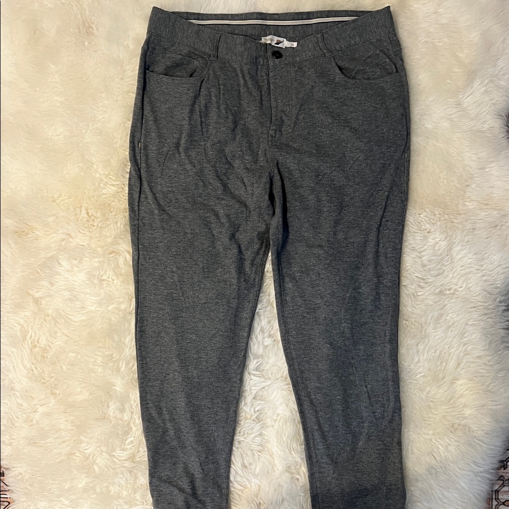 Fundamental Coast Men's Gray Knit Pants